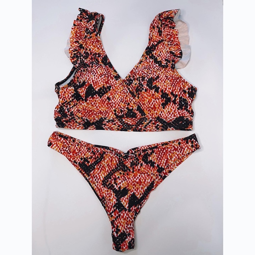 Frill Sleeve Bikini